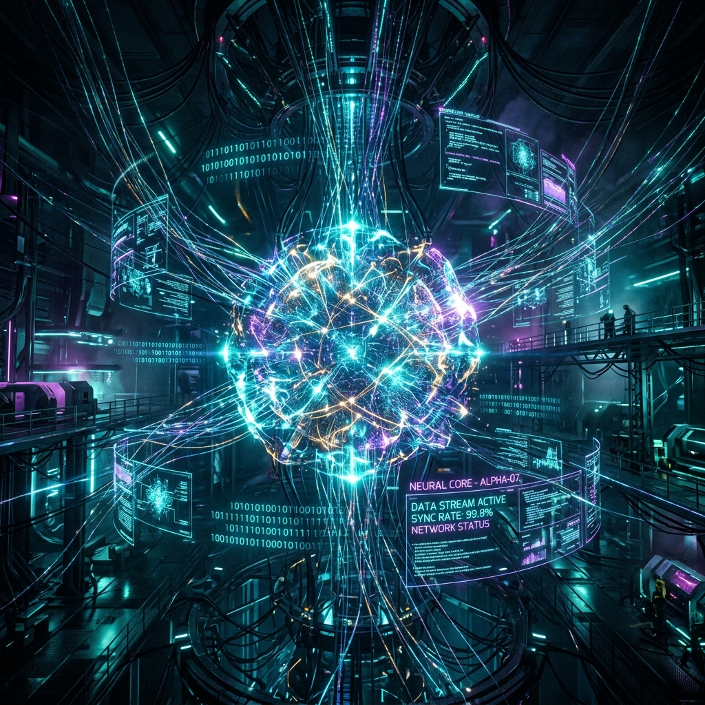 Futuristic News Visual